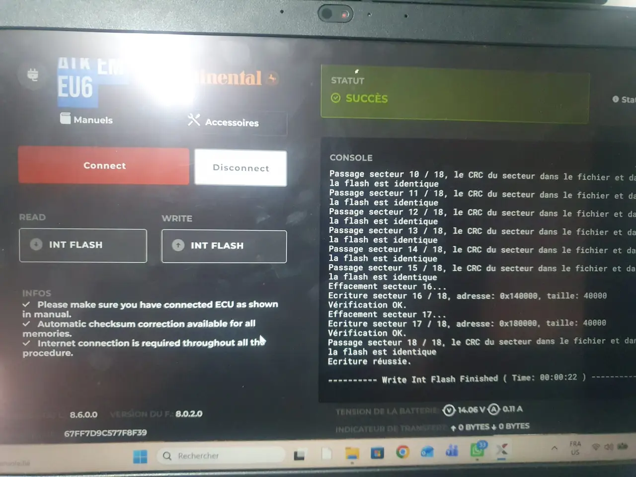 Control-unit programming after AdBlue-system diagnosis